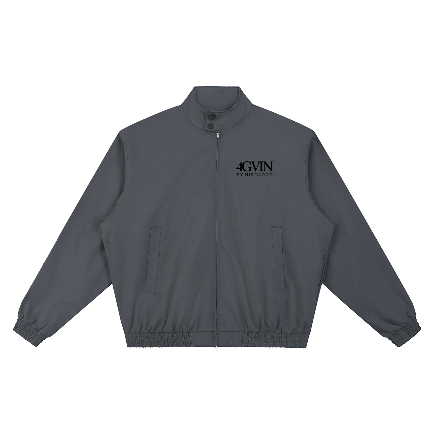 4GVIN Stand Collar Bomber Jacket