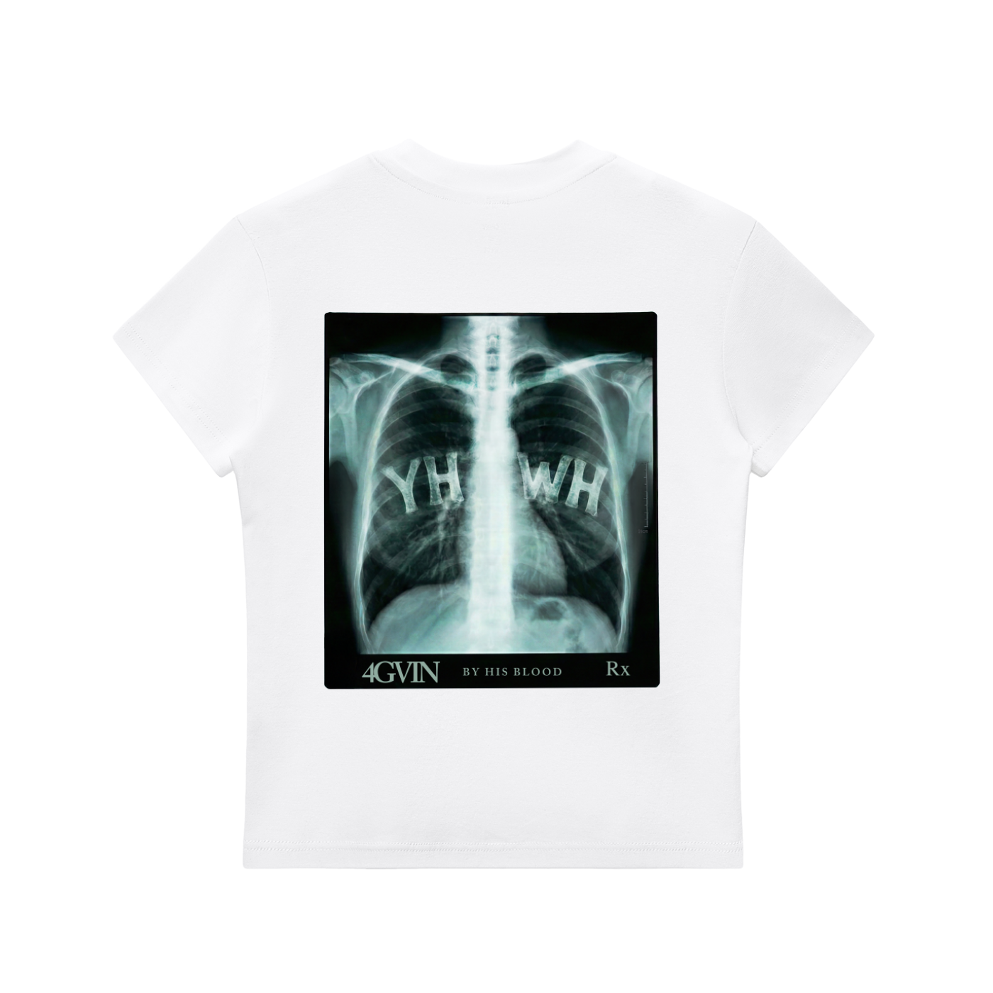 4GVIN "Breath of Life" Girls Essential Bodycon Crewneck T-Shirt