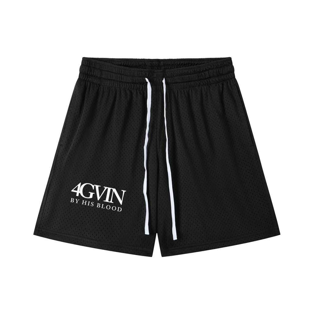 Mesh Drawstring Shorts