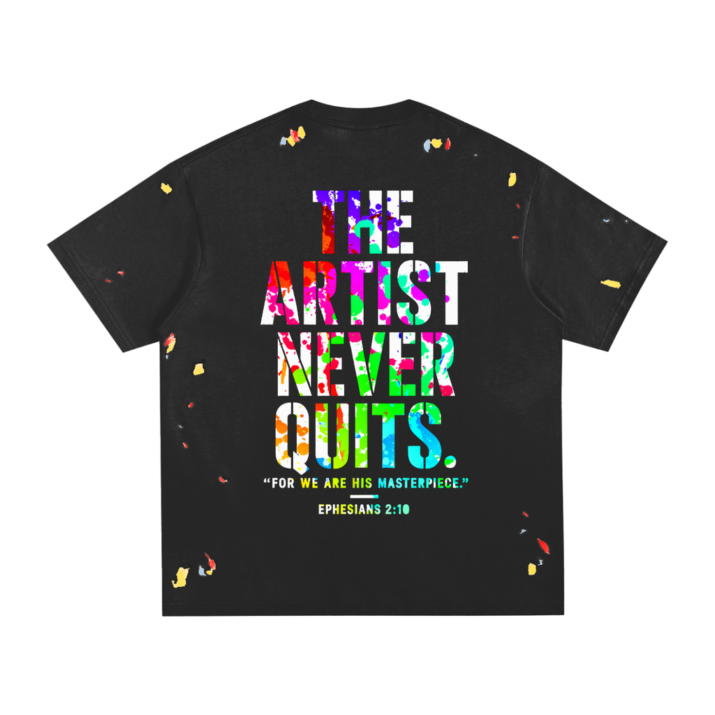 4GVIN ( Art ) Paint Splatter T-Shirt