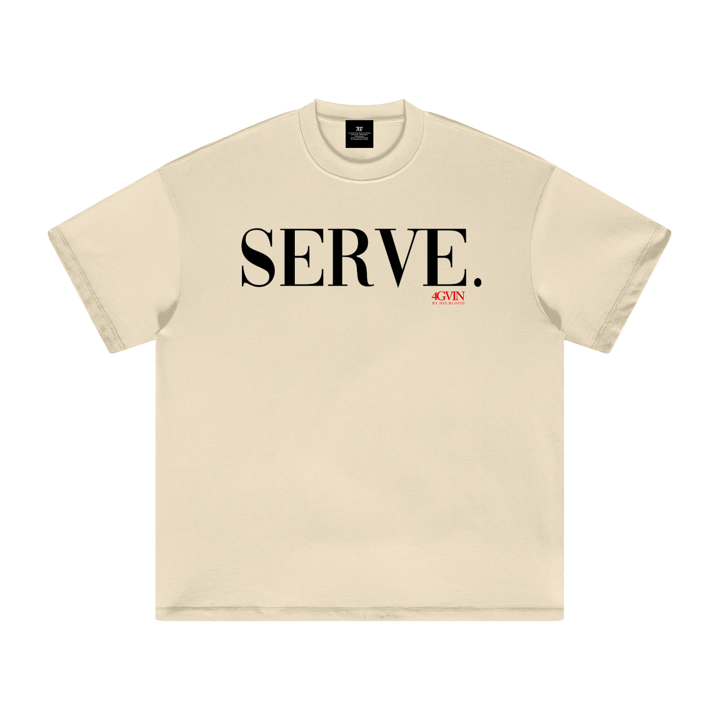 4GVIN ( SERVE ) Heavyweight Tone T-Shirt