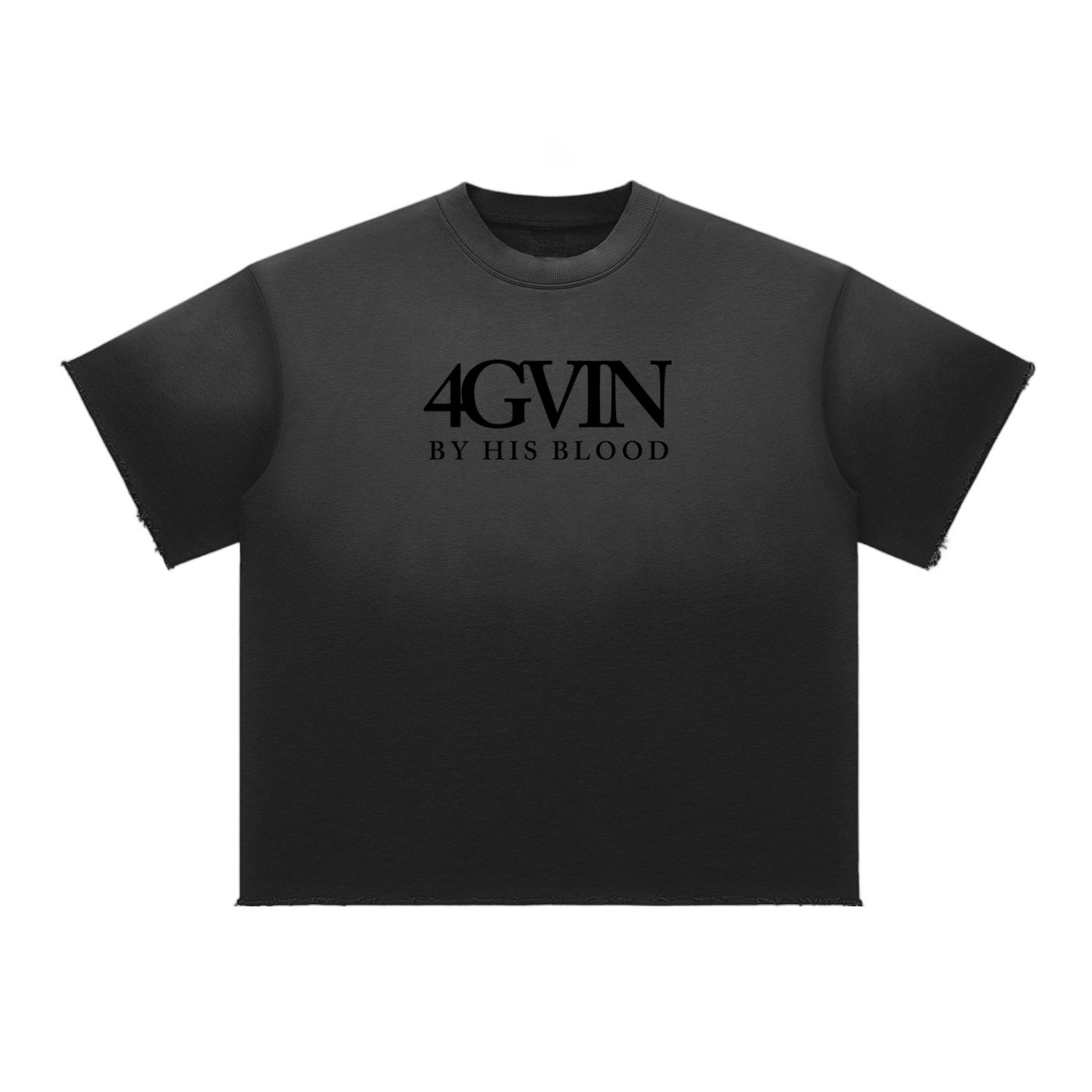 4GVIN Black "Resistencia" Graphic T-Shirt
