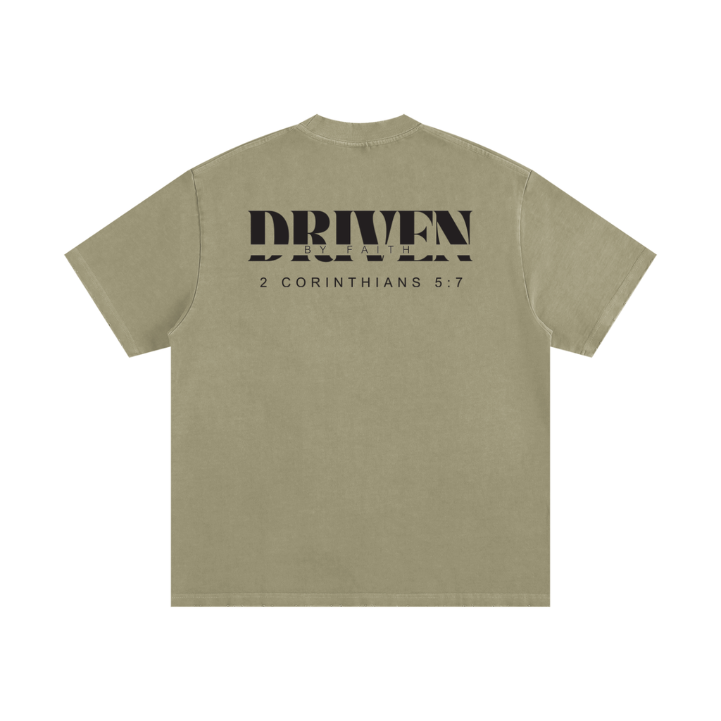 Heavyweight Vintage Washed Frayed T-Shirt