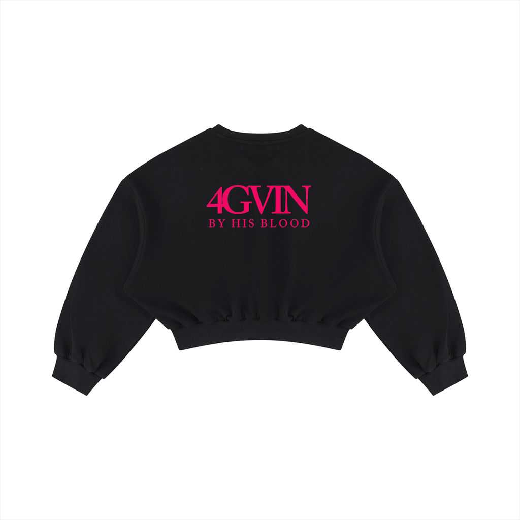 4GVIN Women's Boxy Cropped  Sweatshirt