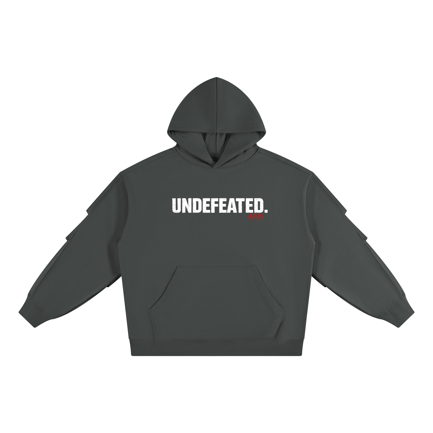 4GVIN ( No Lose ) Unisex Heavyweight Ruched Sleeves Hoodie