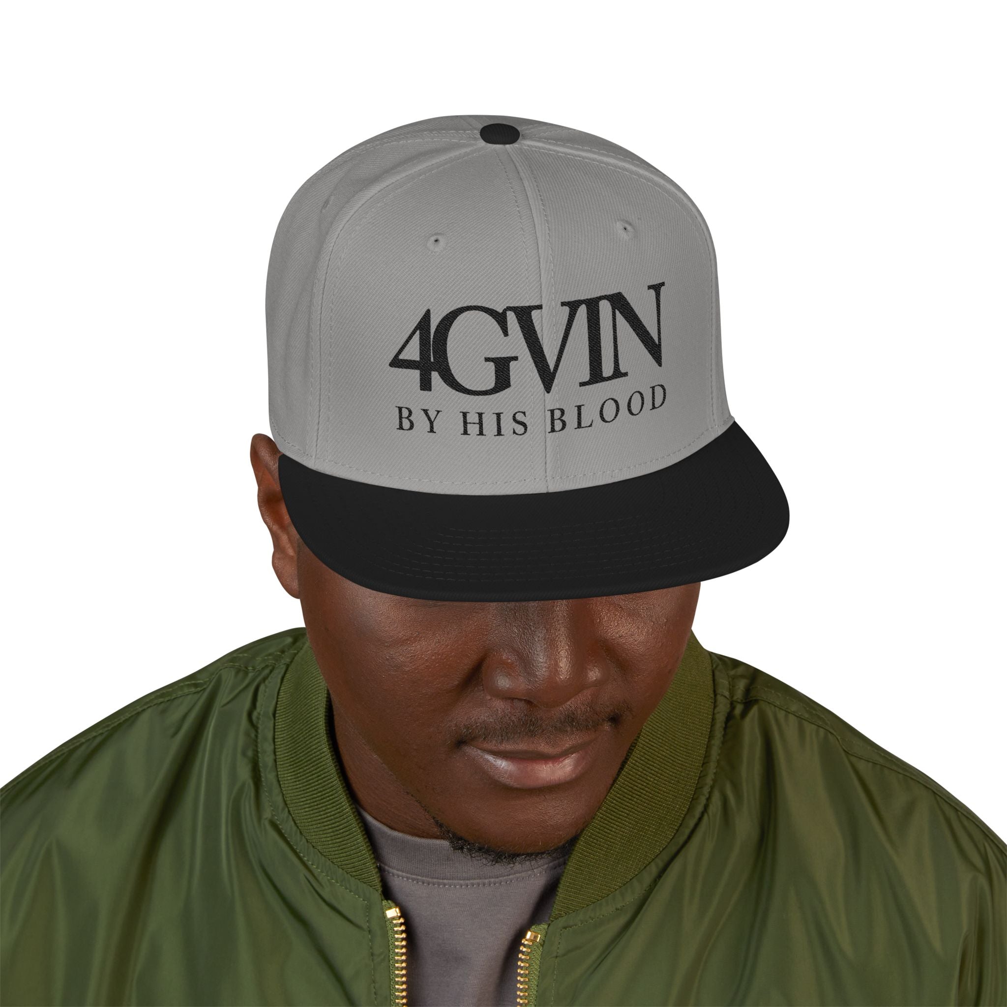 Snapback Hat — Subtle Embroidered Flag Pin & '707' Accent