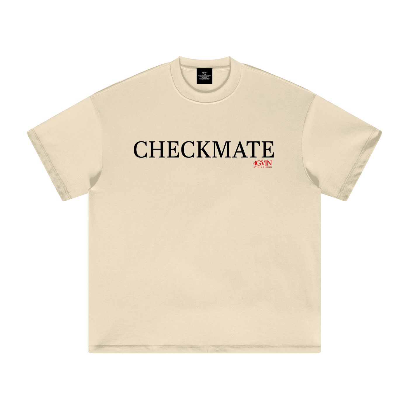 4GVIN ( Checkmate ) Heavyweight Tone T-Shirt
