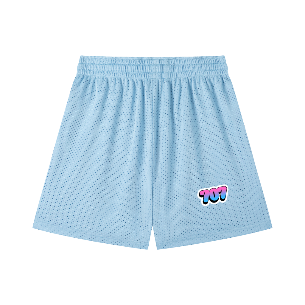 Mesh Drawstring Shorts