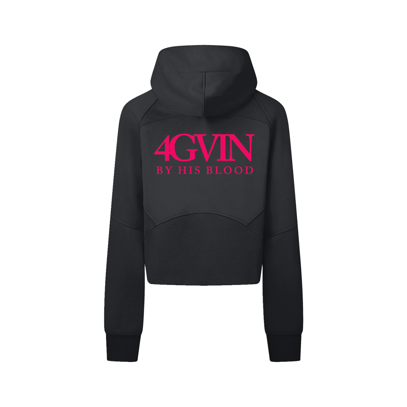 4GVIN Girls Cropped Zip-Through Hoodie