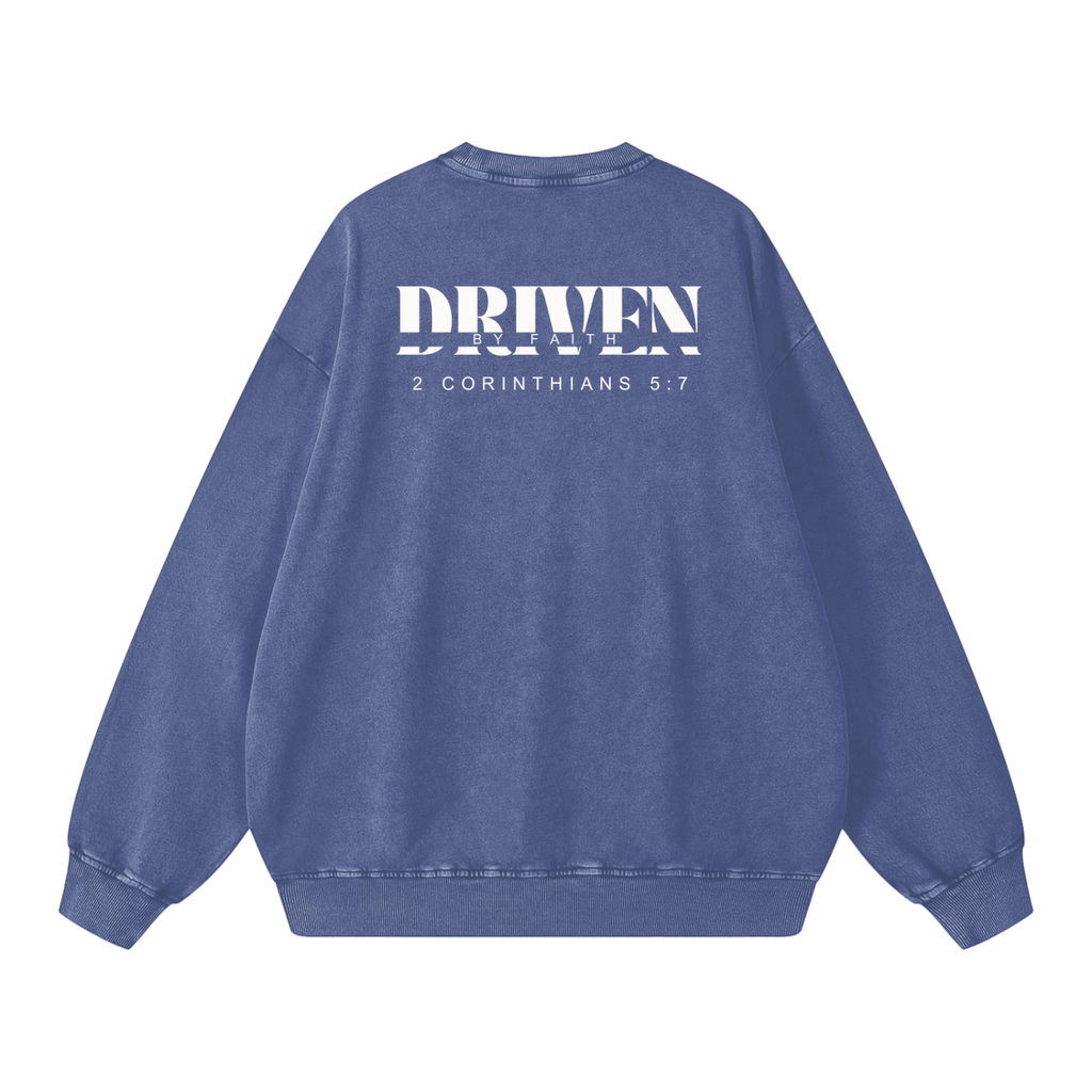 Snow Washed Oversized Sweatshirt