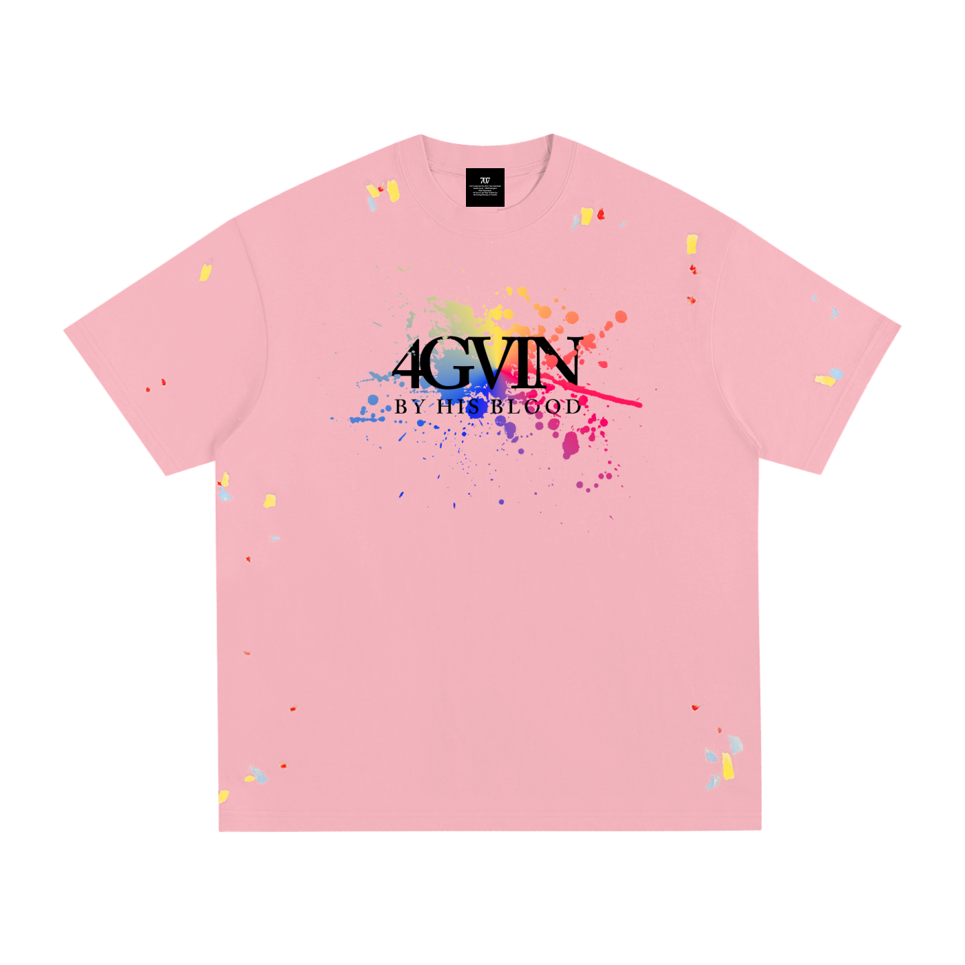 4GVIN ( Art ) Paint Splatter T-Shirt