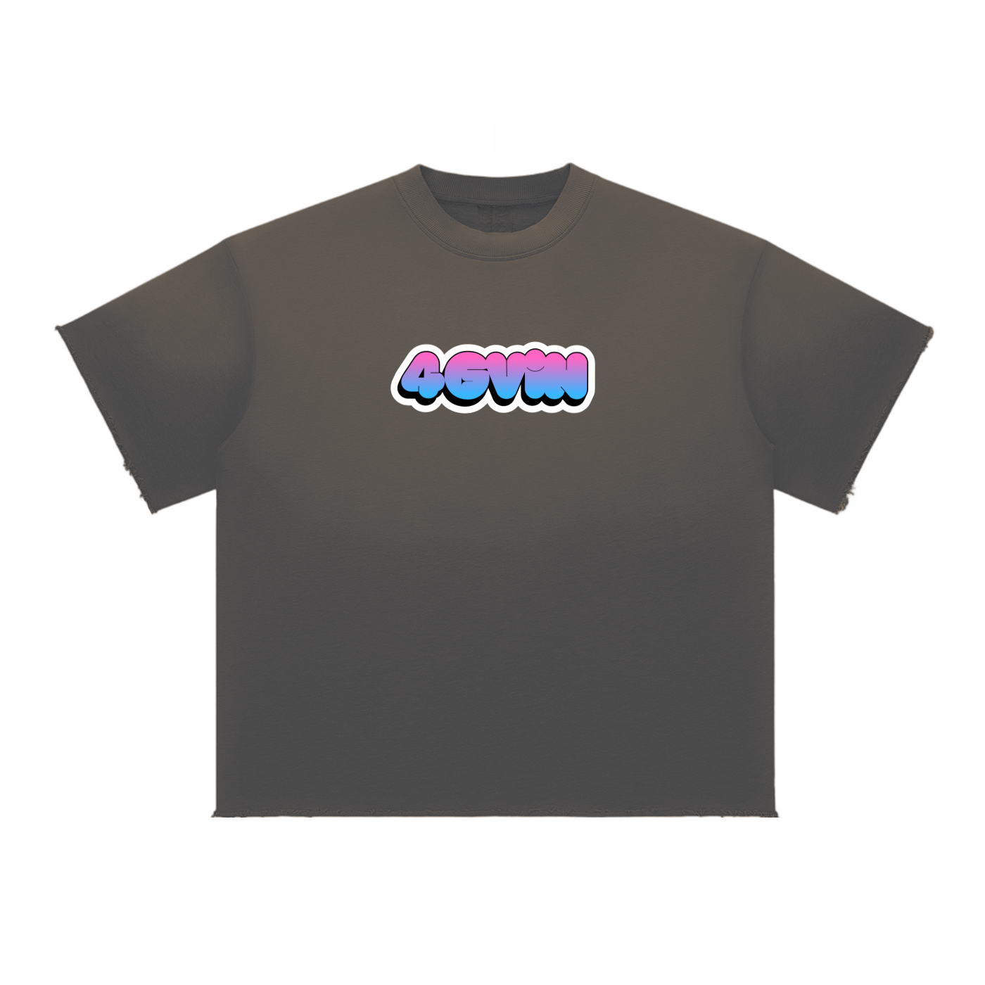 4GVIN Black "God Is Good" Bubble Graphic Tee