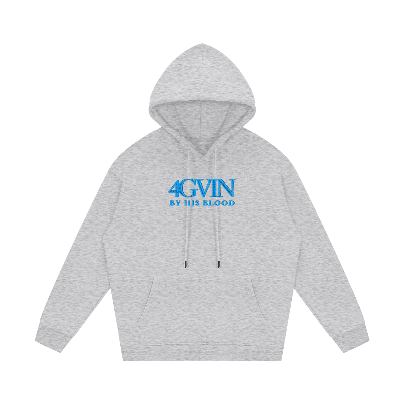 4GVIN Classic Unisex Cotton Hoodie BLUE