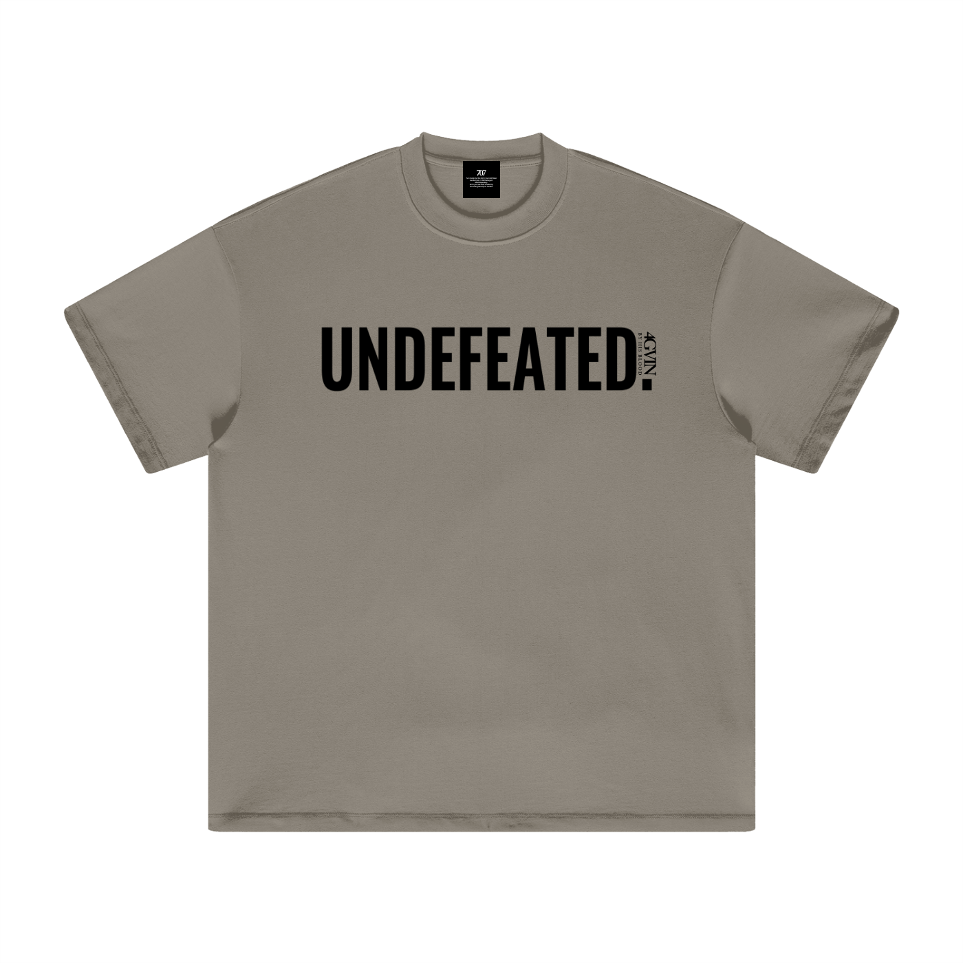 4GVIN ( Jesus Never )  Earth Tone T-Shirt