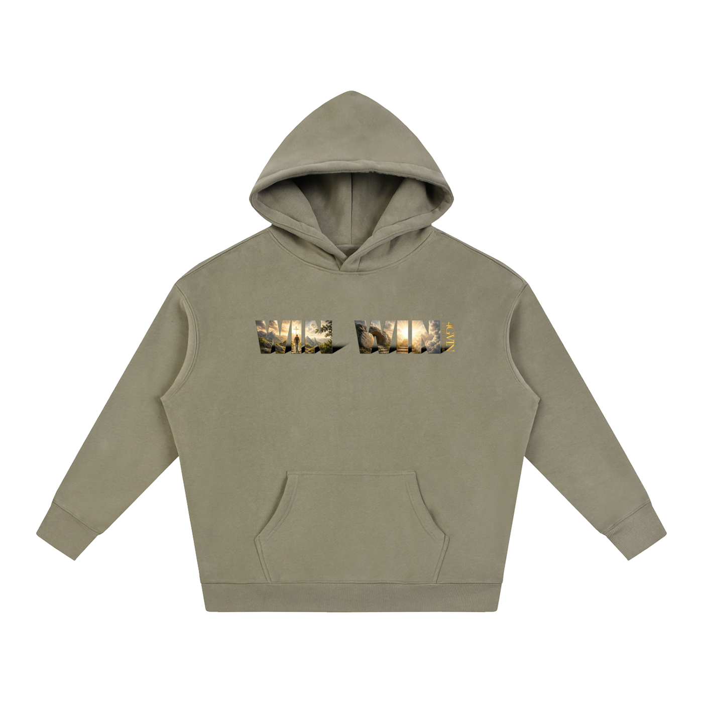 4GVIN ( WIN/WIN ) Oversize Fleeced Hoodie