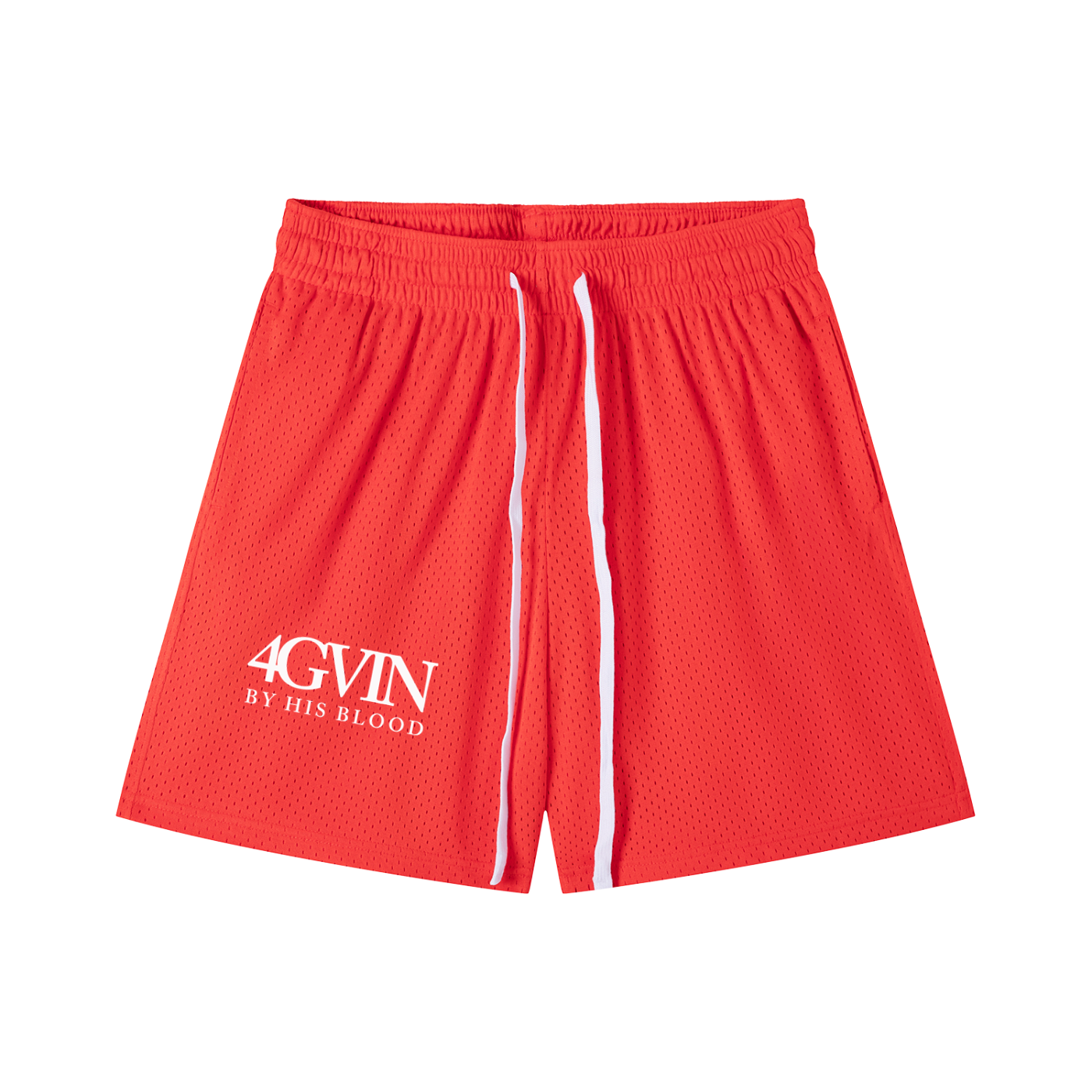 Mesh Drawstring Shorts