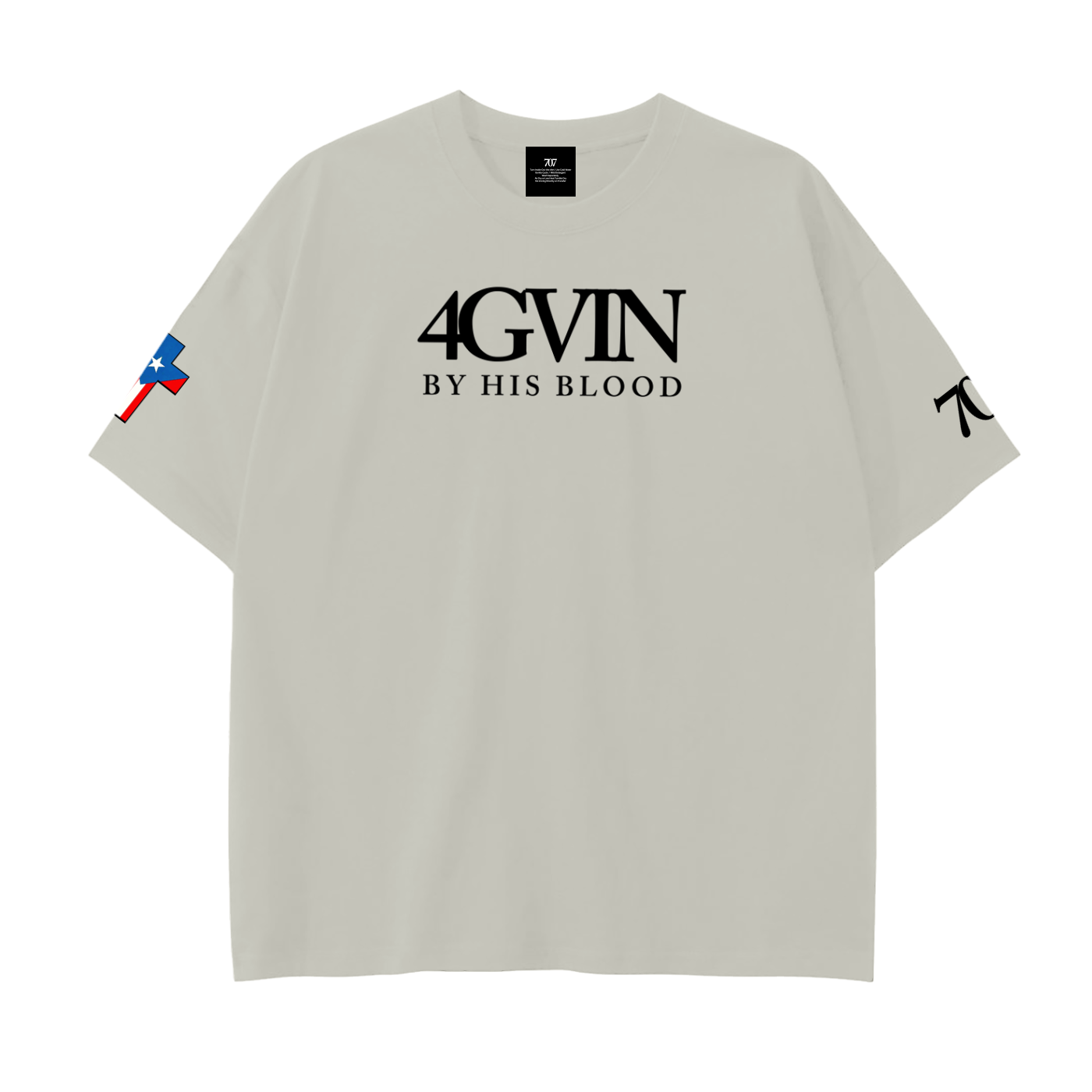 Drop Shoulder Cotton T-Shirt