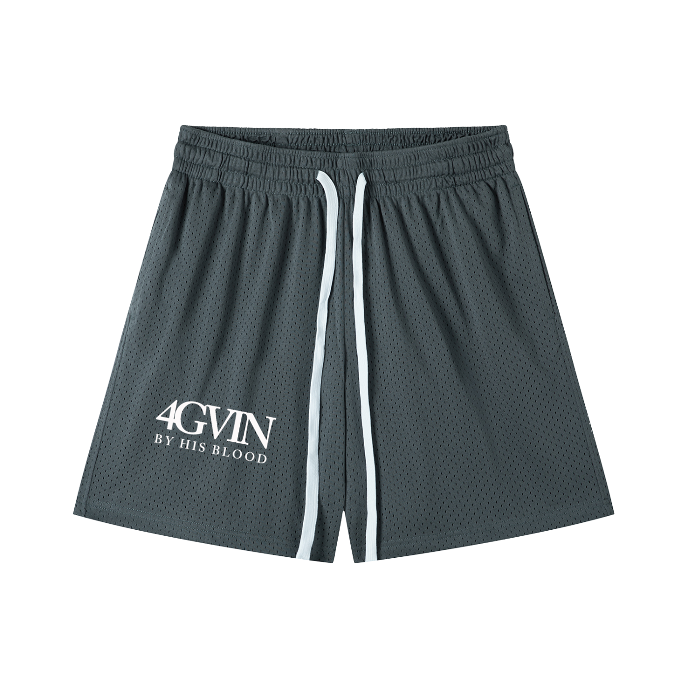 Mesh Drawstring Shorts