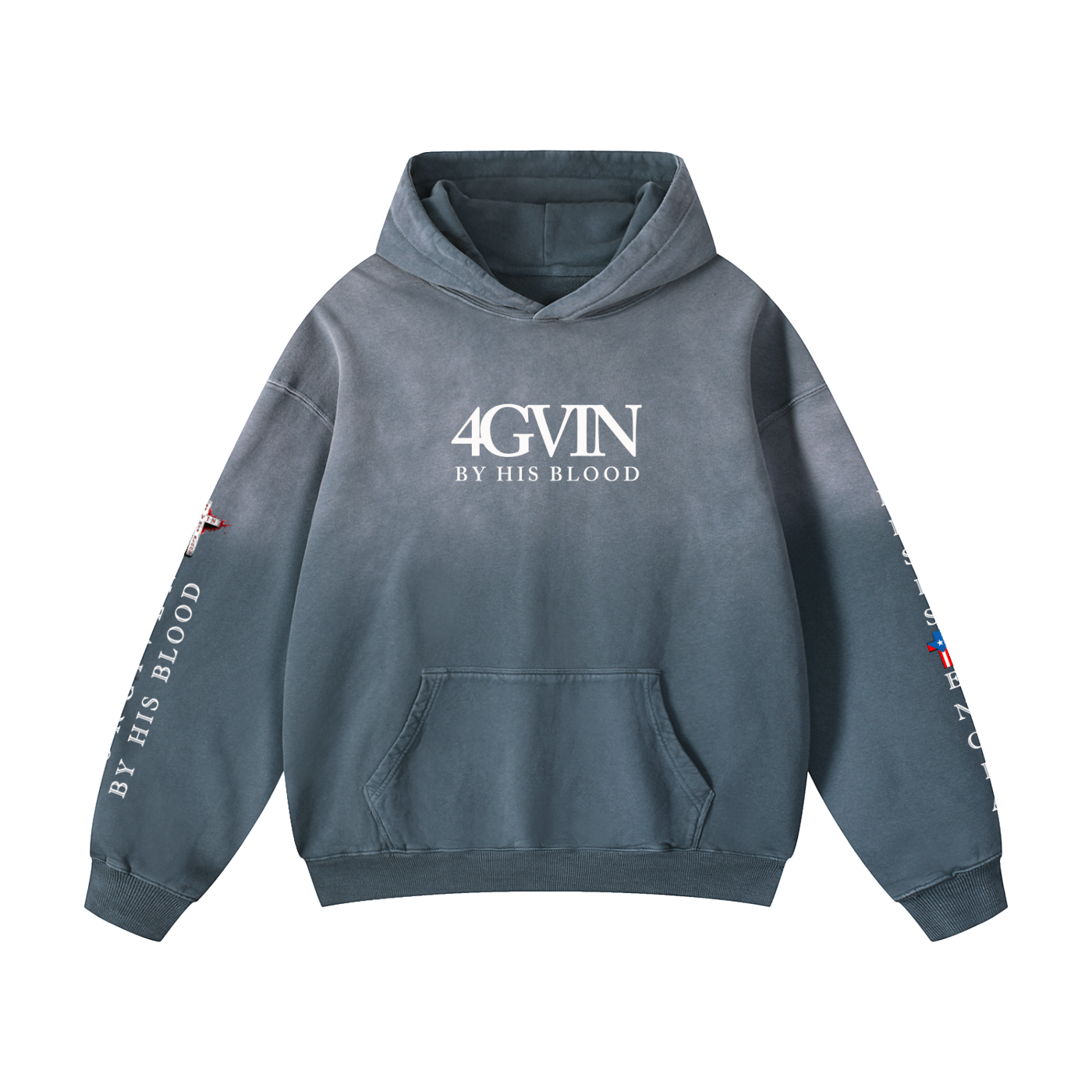 4GVIN "Faith Can Move Mountains" Heavyweight Oversized Hoodie