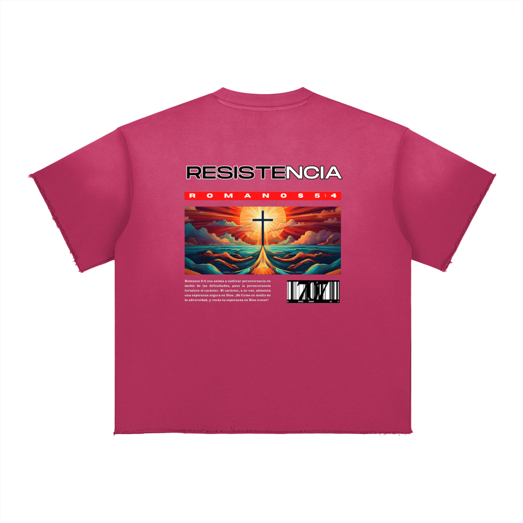 4GVIN Black "Resistencia" Graphic T-Shirt