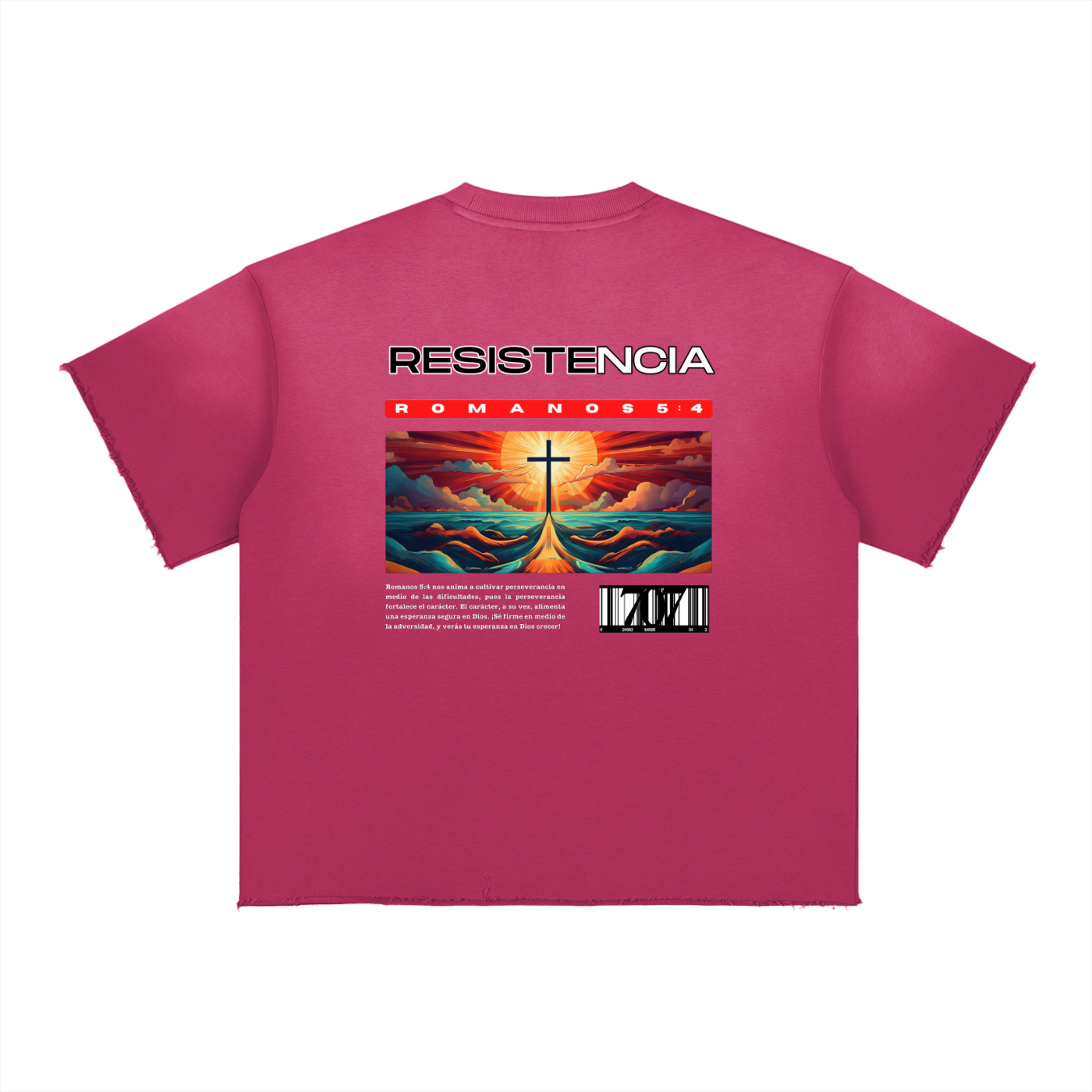 4GVIN Black "Resistencia" Graphic T-Shirt