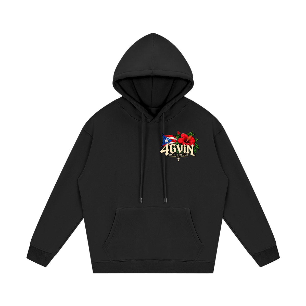 4GVIN ( Bori ) Streetwear Unisex Fleece Hoodie