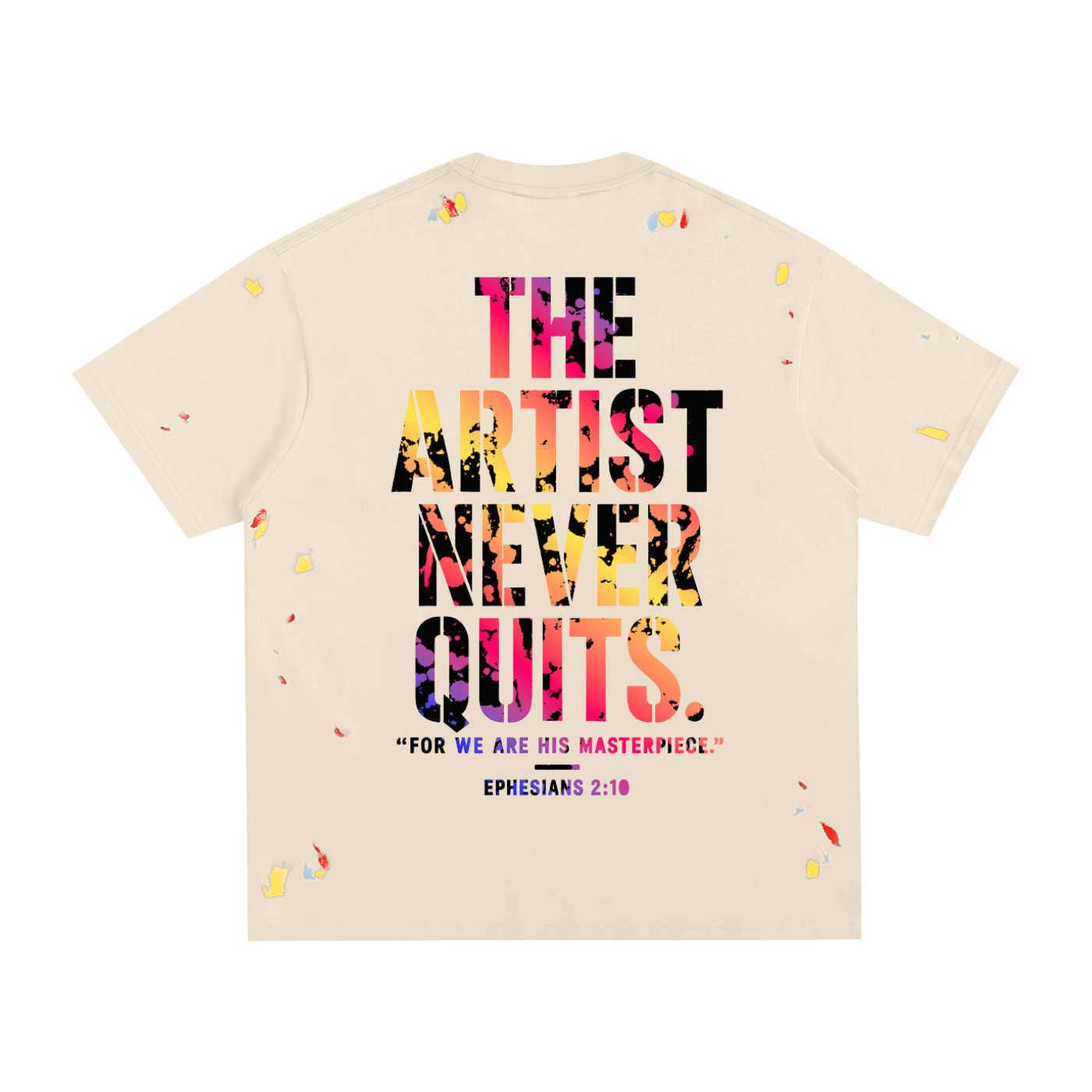 4GVIN ( Art ) Paint Splatter T-Shirt