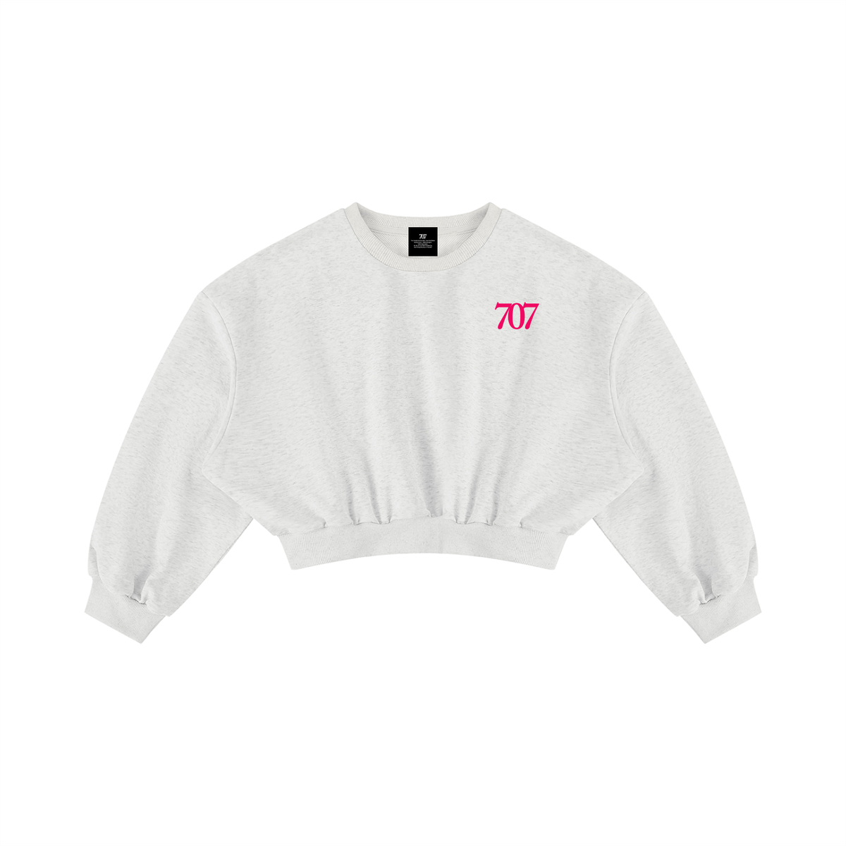 4GVIN Women's Boxy Cropped Crewneck Sweatshirt