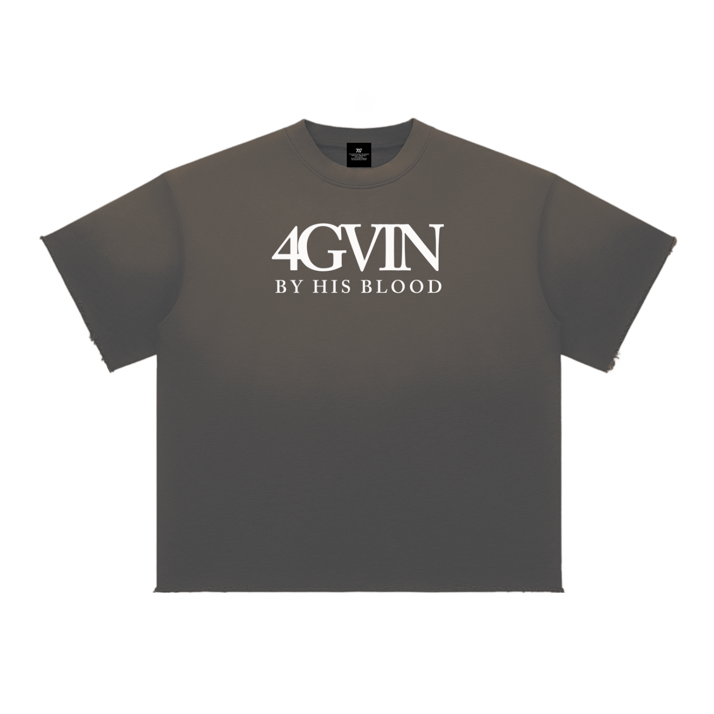 4GVIN Black "Jesus Is King" Graphic Tee