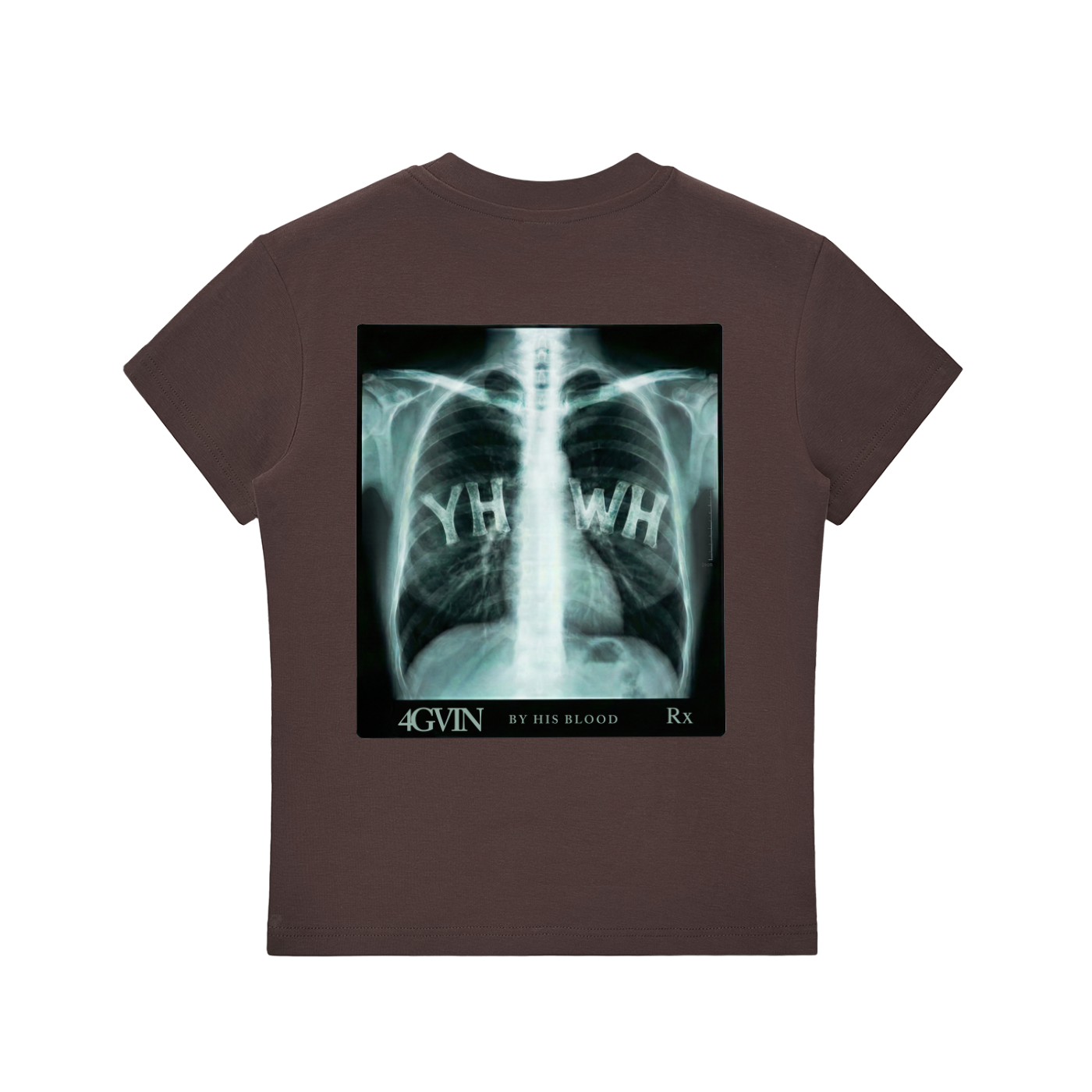 4GVIN "Breath of Life" Girls Essential Bodycon Crewneck T-Shirt