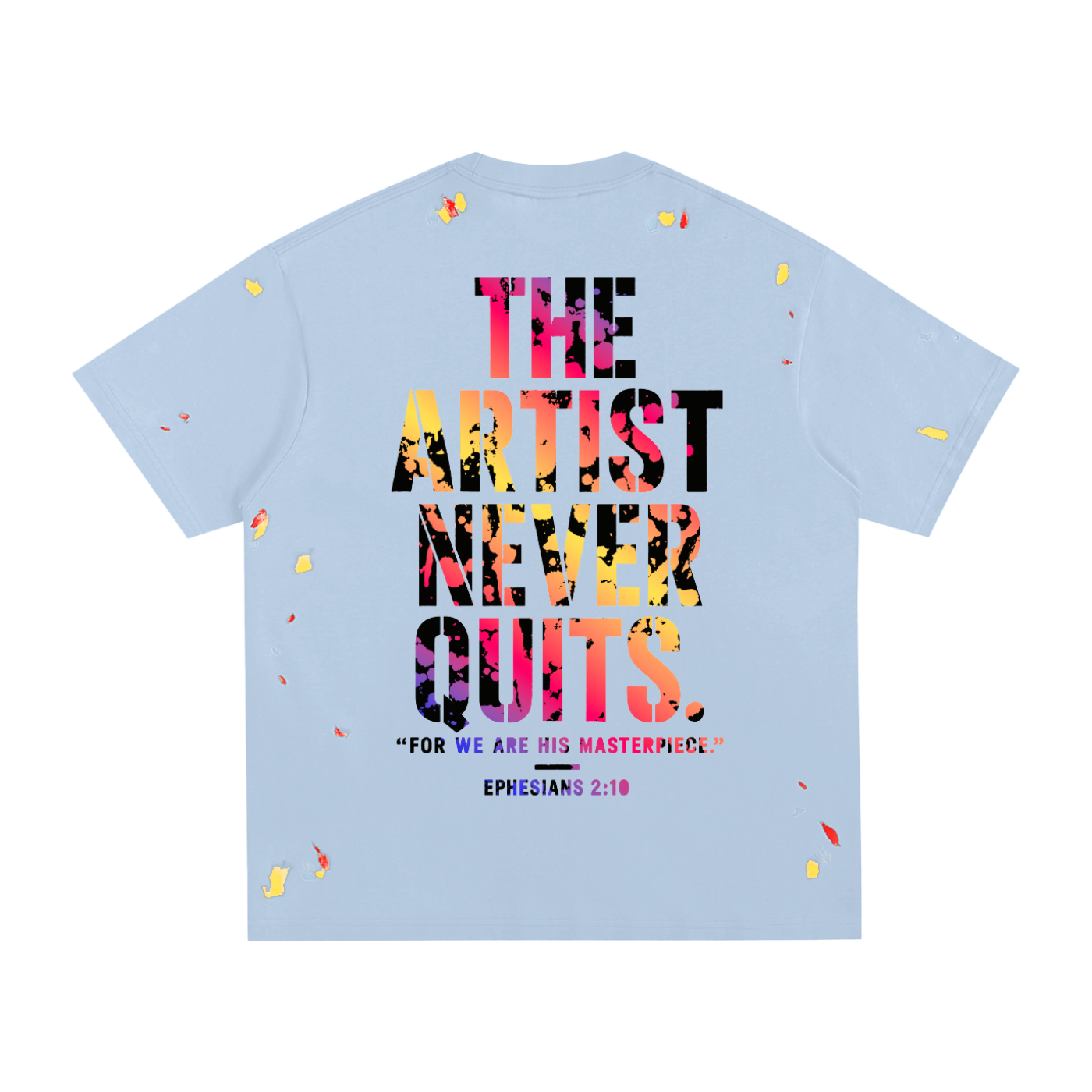 4GVIN ( Art ) Paint Splatter T-Shirt