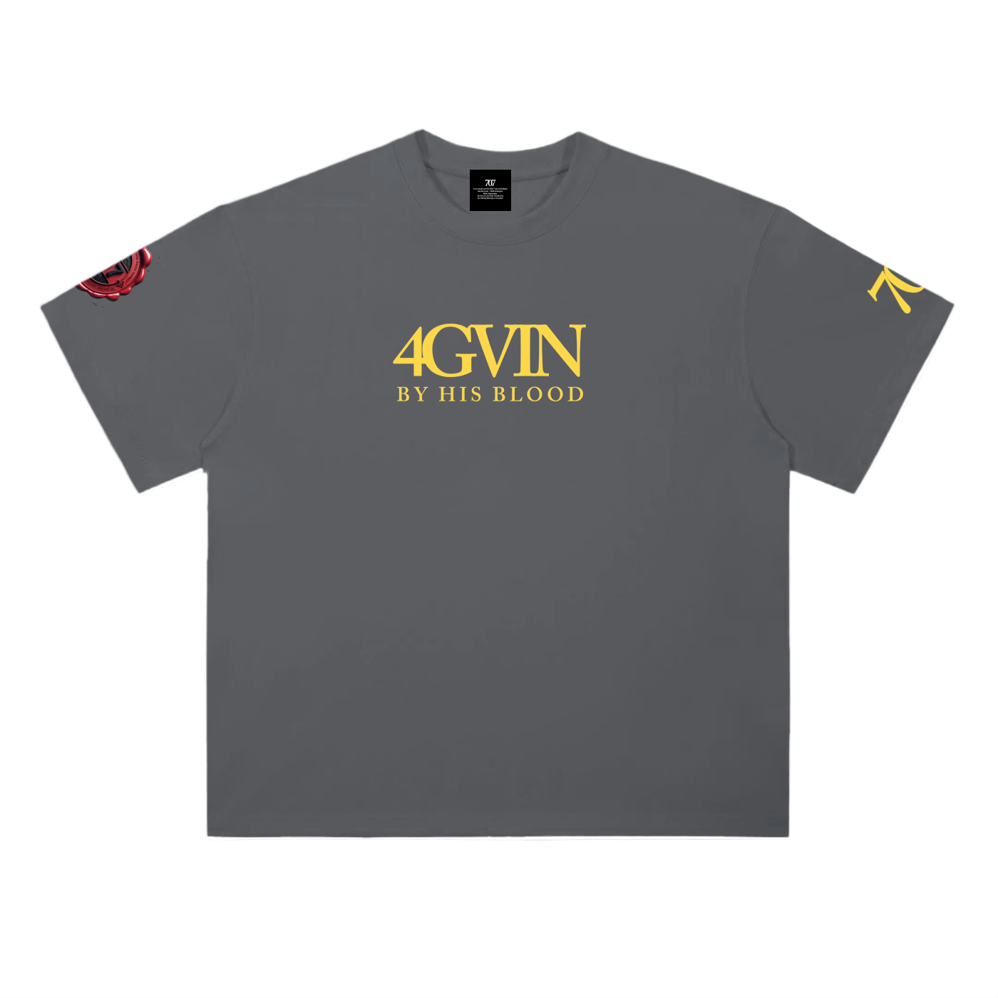 Heavyweight Drop Shoulder Cotton T-Shirt