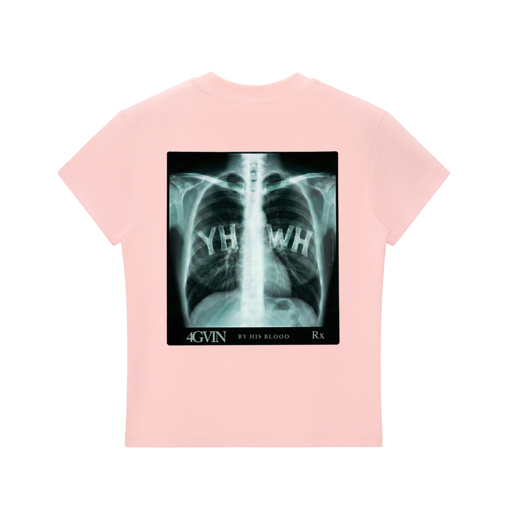 4GVIN "Breath of Life" Girls Essential Bodycon Crewneck T-Shirt
