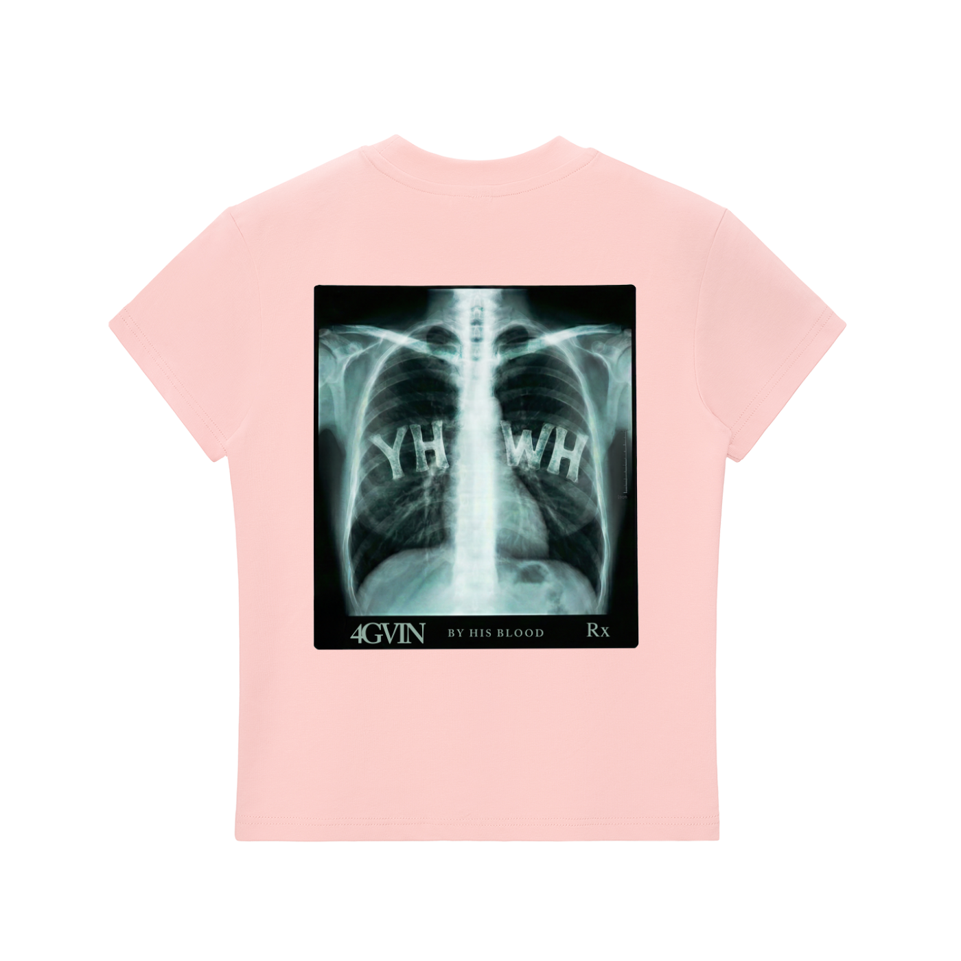 4GVIN "Breath of Life" Girls Essential Bodycon Crewneck T-Shirt