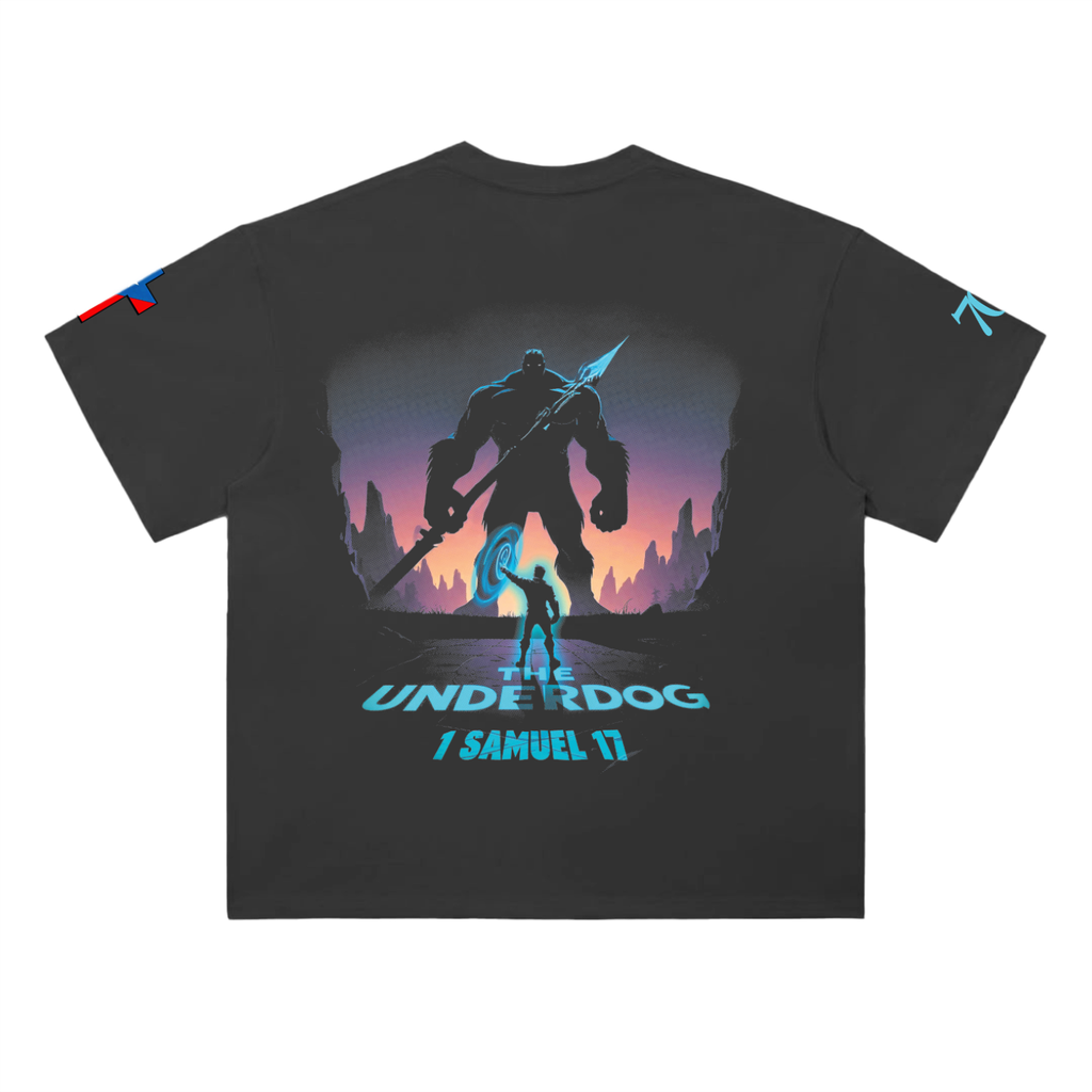 4GVIN "The Underdog" David & Goliath Tee ( Oversize )