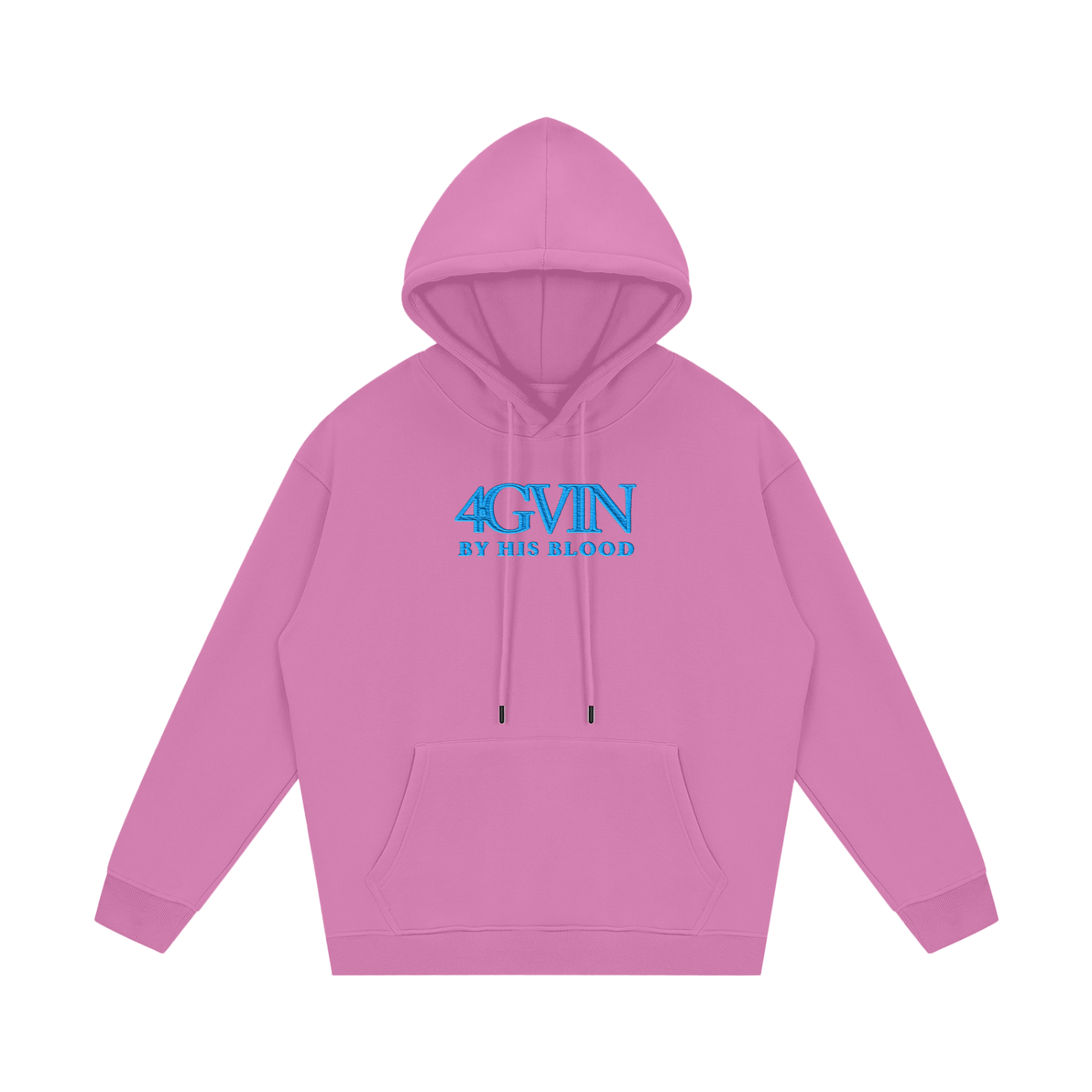 4GVIN Classic Unisex Cotton Hoodie BLUE