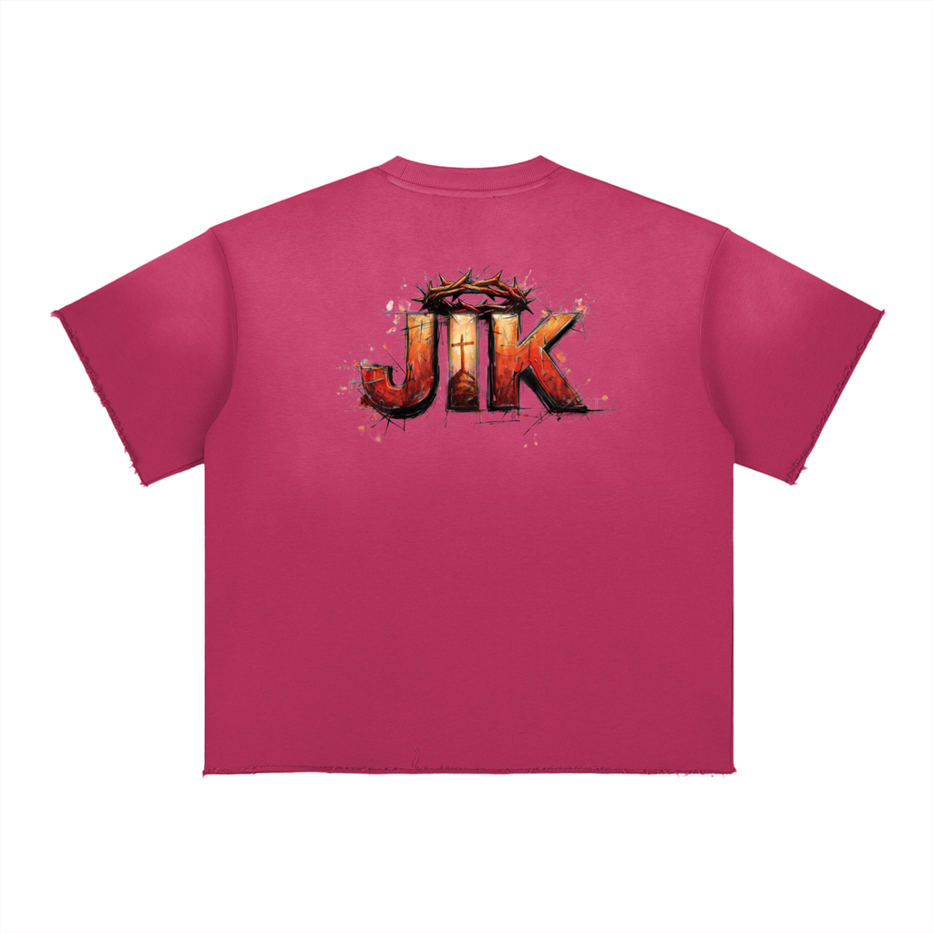 4GVIN Black "Jesus Is King" Graphic Tee