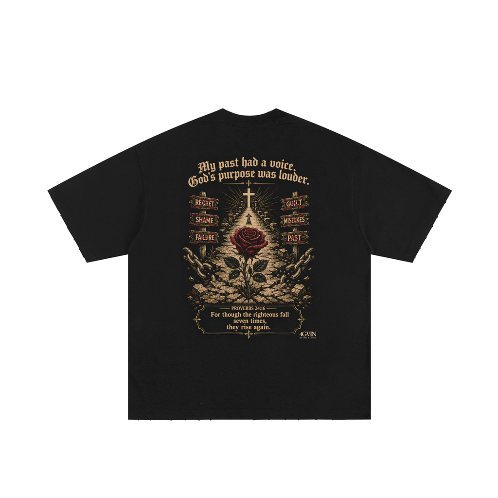 4GVIN ( Still ) Hand-frayed T-Shirt