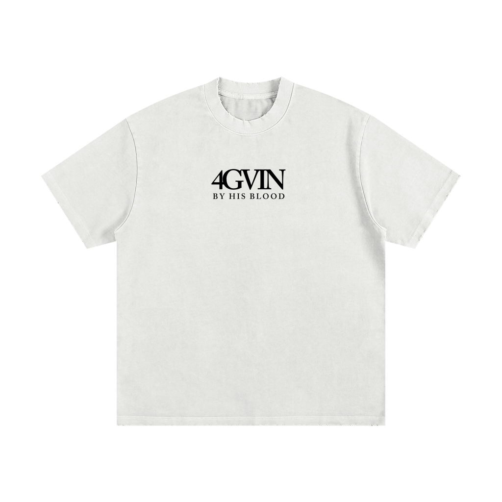 Heavyweight Vintage Washed Frayed T-Shirt