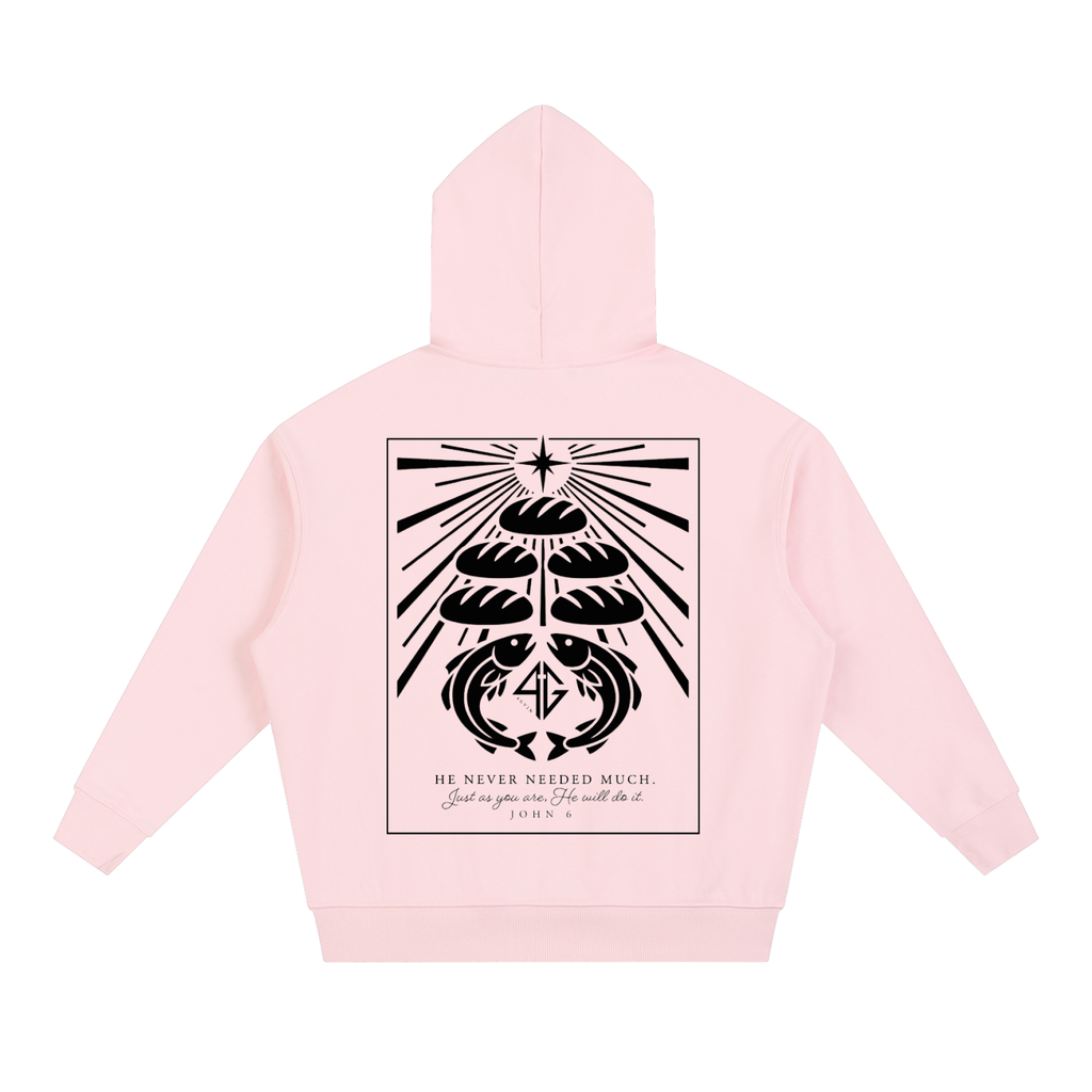 4GVIN ( 5 Panes ) Essential Boxy Heavyweight Drop-Shoulder Hoodie