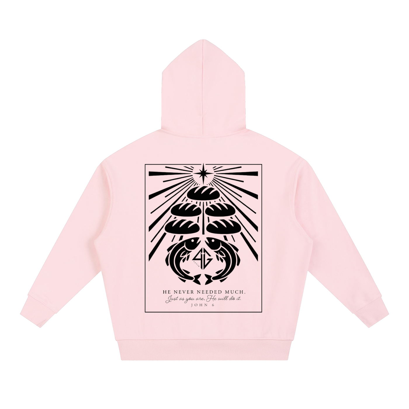 4GVIN ( 5 Panes ) Essential Boxy Heavyweight Drop-Shoulder Hoodie