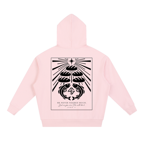 4GVIN ( 5 Panes ) Essential Boxy Heavyweight Drop-Shoulder Hoodie