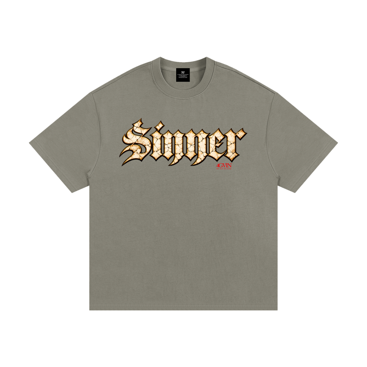 4GVIN ( Sinner ) Heavyweight Cotton T-Shirt