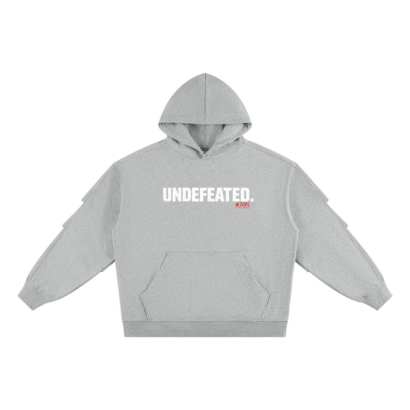 4GVIN ( No Lose ) Unisex Heavyweight Ruched Sleeves Hoodie