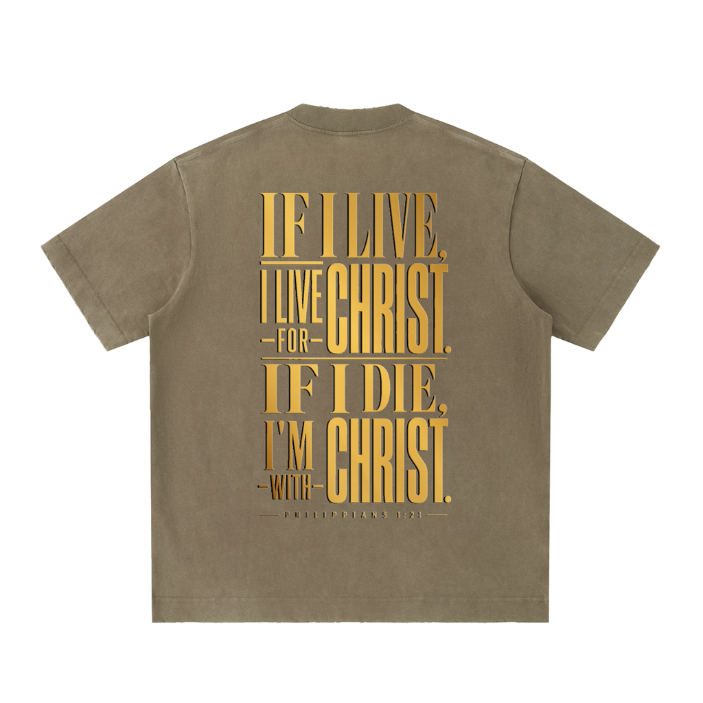 4GVIN ( WIN WIN ) Heavyweight Vintage Washed Frayed T-Shirt