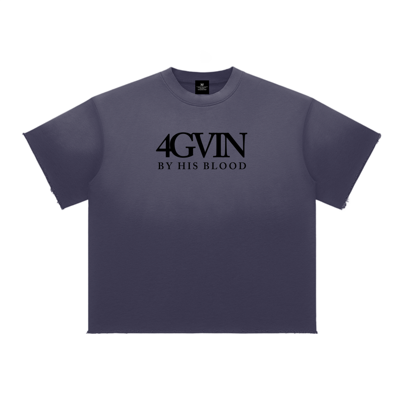 4GVIN Black "Resistencia" Graphic T-Shirt