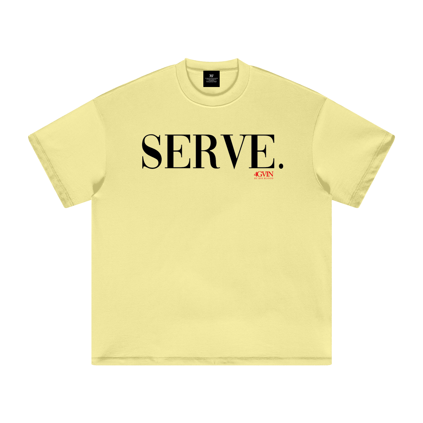 4GVIN ( SERVE ) Heavyweight Tone T-Shirt