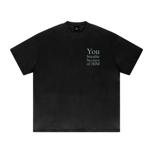 4GVIN "Breath of Life" tee Heavyweight Drop Shoulder