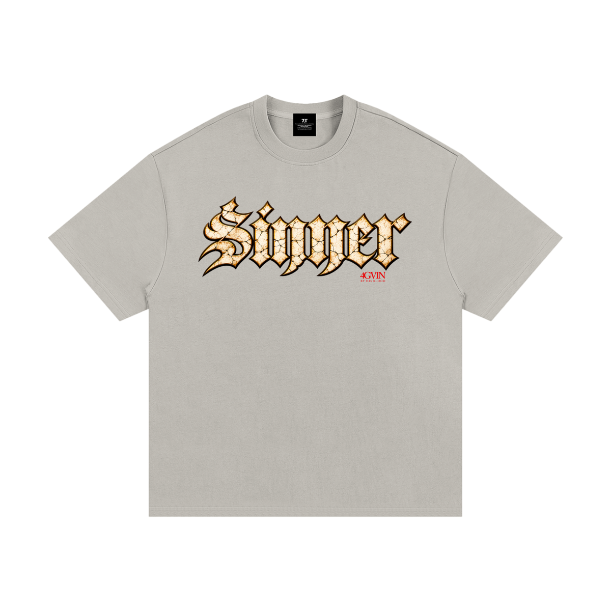 4GVIN ( Sinner ) Heavyweight Cotton T-Shirt