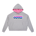 4GVIN Heather Gray & Pink "God is Good" Hoodie